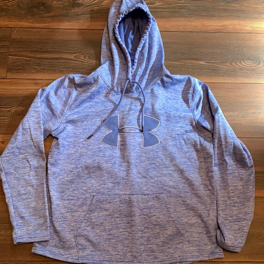 Under Armour light blue hoodie large